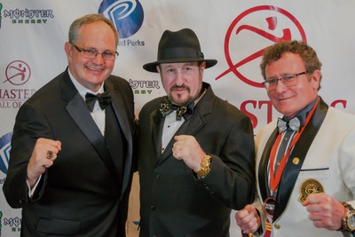 Grandmaster Daniel Hect, Sifu Alan Goldberg, Dr. Robert Goldman Masters Hall of Fame 2016 OH